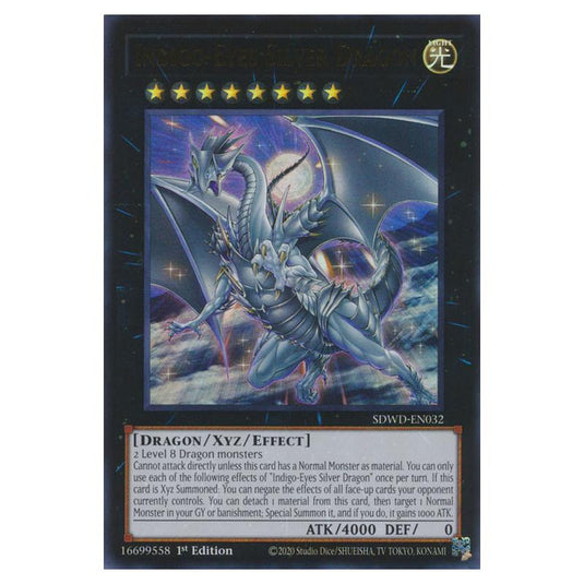 Yu-Gi-Oh! - Structure Deck - Blue-Eyes White Destiny - Indigo-Eyes Silver Dragon (Ultra Rare) SDWD-EN032