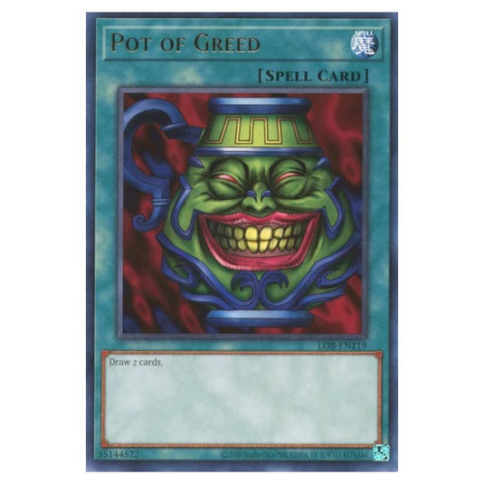 Yu-Gi-Oh! - Legend of Blue Eyes White Dragon (25th Anniversary Edition) - Pot of Greed (Rare) - LOB25-EN119