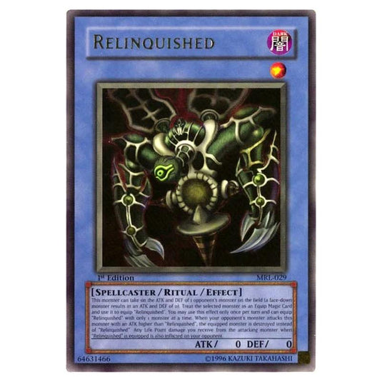 Yu-Gi-Oh! - Magic Ruler - Relinquished (Ultra Rare) - MRL-EN029/050