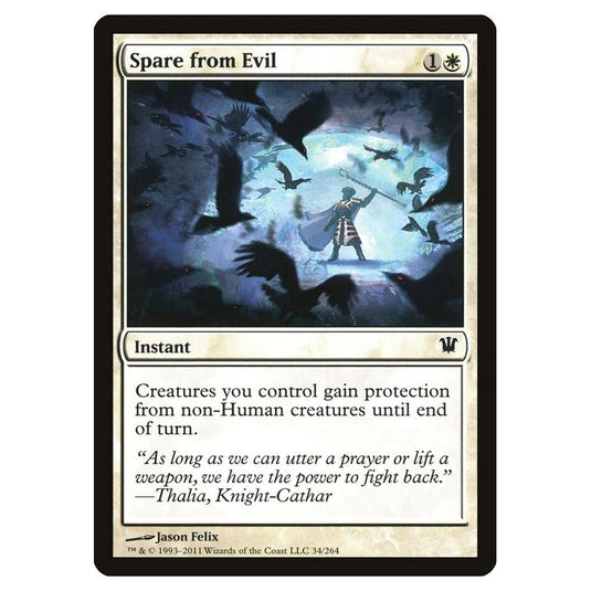 Magic the Gathering - Innistrad - Spare from Evil - 34/264