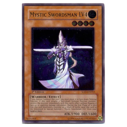 Yu-Gi-Oh! - Soul of the Duelist - Mystic Swordsman LV4 (Ultimate Rare) SOD-EN012