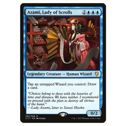 Magic The Gathering - Commander 2017 - Azami, Lady of Scrolls - 082/309