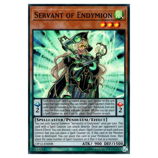 Yu-Gi-Oh! - OTS Tournament Pack 12 - Servant of Endymion (Super Rare) OP12-EN008