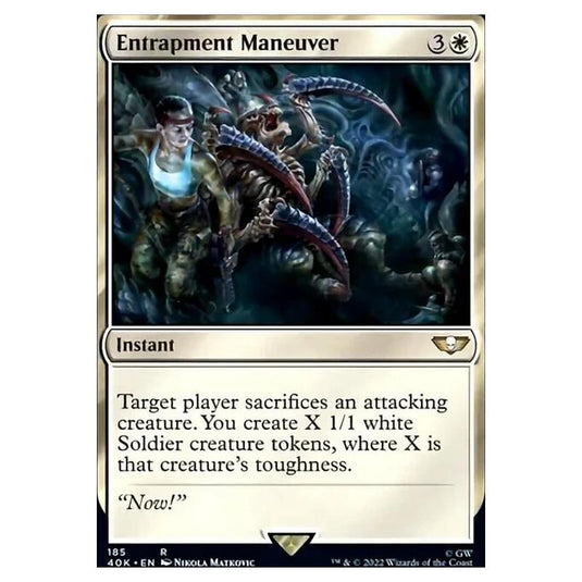 Magic The Gathering - Universes Beyond - Warhammer 40k - Entrapment Maneuver - 185/168