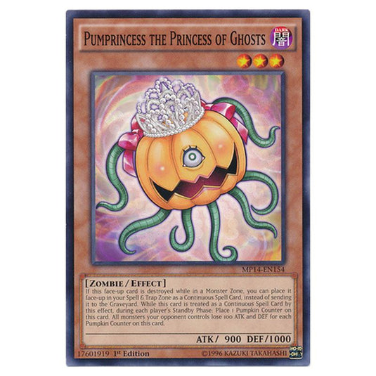 Yu-Gi-Oh! - 2014 Mega-Tin Mega Pack - Pumprincess the Princess of Ghosts (Common) MP14-EN154