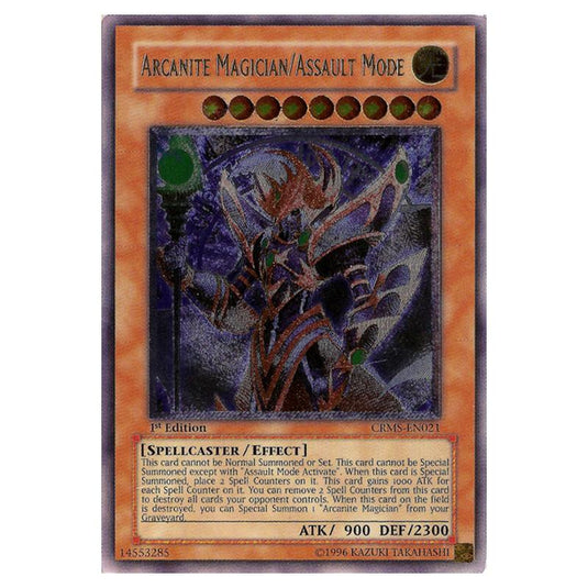 Yu-Gi-Oh! - Crimson Crisis - Arcanite Magician/Assault Mode (Ultimate Rare) CRMS-EN021