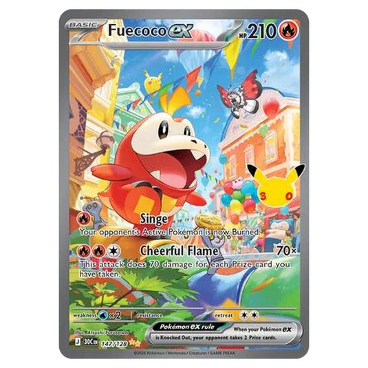 Pokemon - 30th Celebration - Fuecoco ex - 147/128