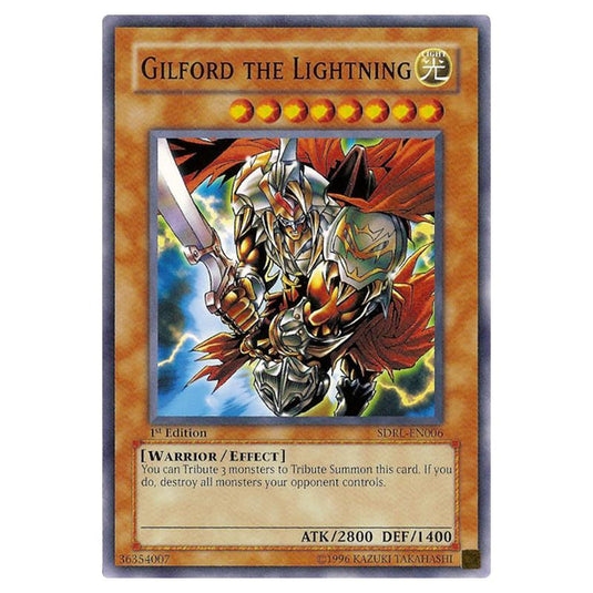 Yu-Gi-Oh! - Rise of the Dragon Lords Structure Deck - Gilford the Lightning (Common) SDRL-EN006