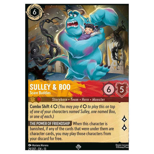 Lorcana - Attack of the Vine! - Sulley & Boo - Scare Buddies (Super Rare) - 29/207