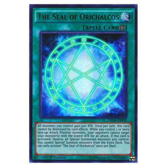 Yu-Gi-Oh! - Dragons of Legend - Unleashed - The Seal of Orichalcos (Ultra Rare) DRL3-EN070