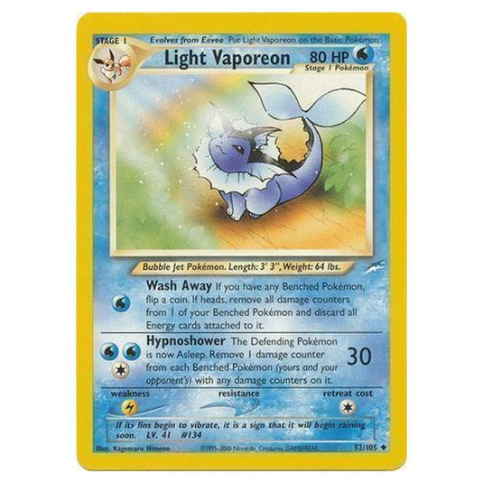Pokemon - Neo Destiny - Light Vaporeon