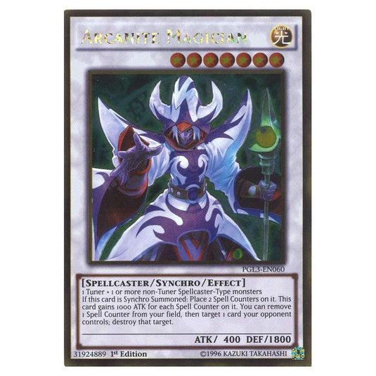 Yu-Gi-Oh! - Premium Gold - Infinite Gold - Arcanite Magician (Gold Rare) PGL3-EN060