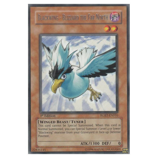 Yu-Gi-Oh! - Raging Battle - Blackwing - Blizzard the Far North (Rare) RGBT-EN010