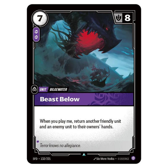 Riftbound: League of Legends TCG - Spiritforged - Beast Below - 132/221