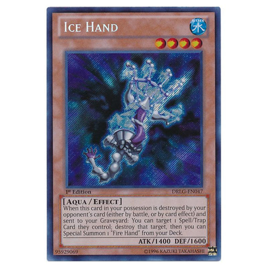 Yu-Gi-Oh! - Dragons of Legend - Ice Hand (Secret Rare) DRLG-EN047