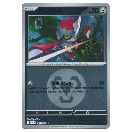 Pokemon - Mega Evolution - Ascended Heroes - Energy Reverse Holo - Pawniard - 146/217