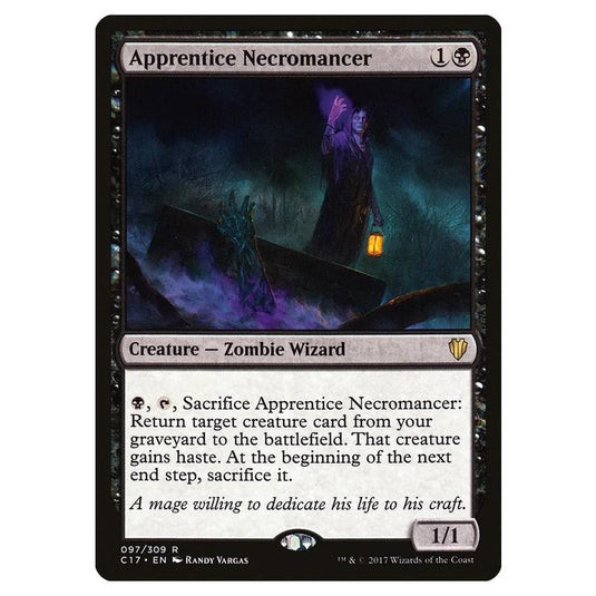 Magic The Gathering - Commander 2017 - Apprentice Necromancer - 097/309