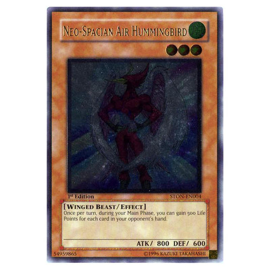 Yu-Gi-Oh! - Strike of Neos - Neo-Spacian Air Hummingbird (Ultimate Rare) STON-EN004