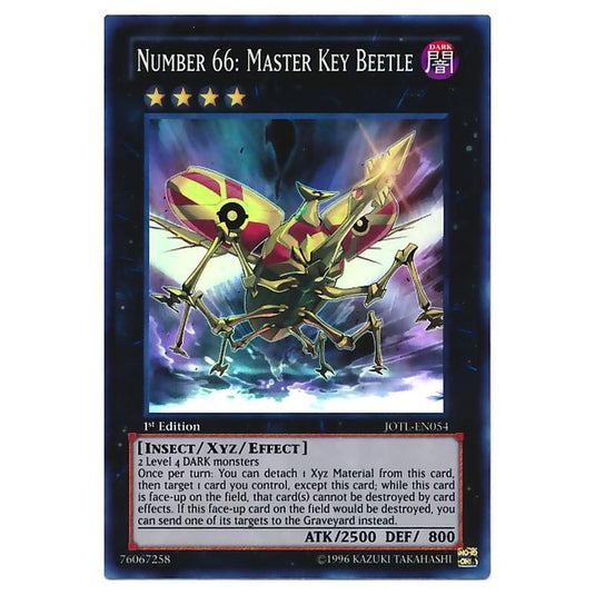 Yu-Gi-Oh! - Judgment of the Light - Number 66: Master Key Beetle (Super Rare) JOTL-EN054