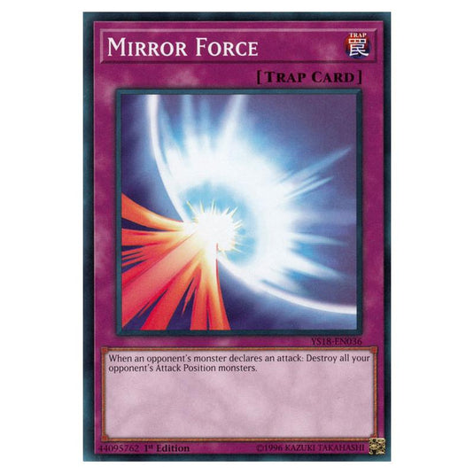 Yu-Gi-Oh! - Starter Deck - Codebreaker - Mirror Force (Common) YS18-EN036