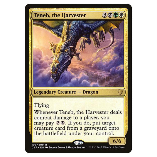 Magic the Gathering - Commander 2017 - Teneb, the Harvester - 198