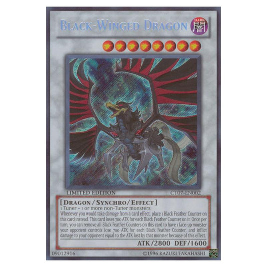 Yu-Gi-Oh! - Collectible Tins 2010 Wave 1 - Black-Winged Dragon (Secret Rare) CT07-EN002