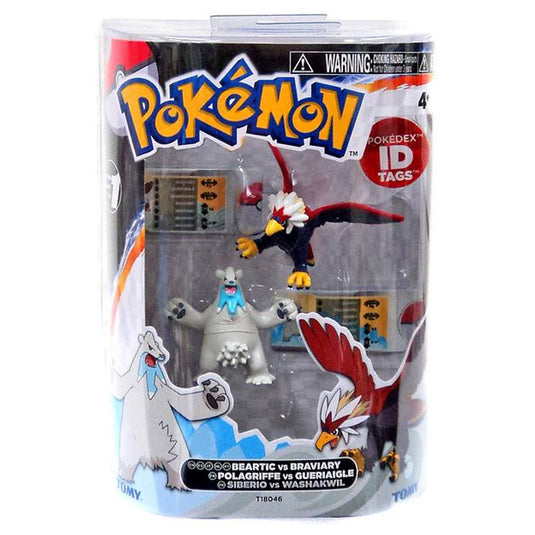 Pokemon - Beartic vs Braviary - 2" Figure Box