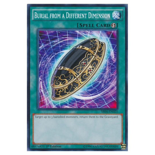 Yu-Gi-Oh! - Dinosmasher\'s Fury Structure Deck - Burial from a Different Dimension (Common) SR04-EN025