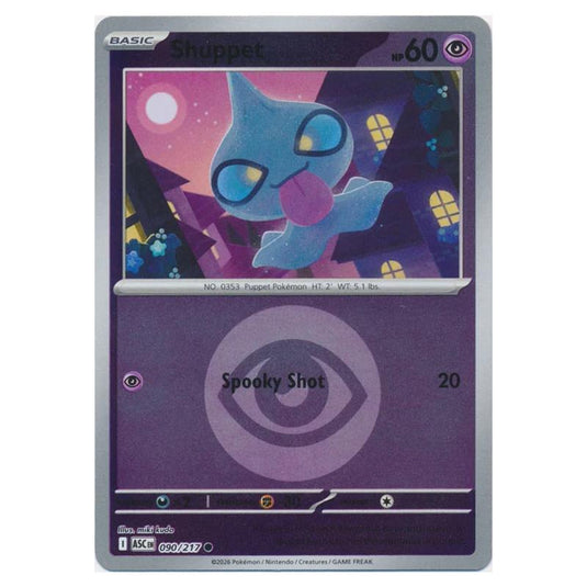 Pokemon - Mega Evolution - Ascended Heroes - Energy Reverse Holo - Shuppet - 090/217