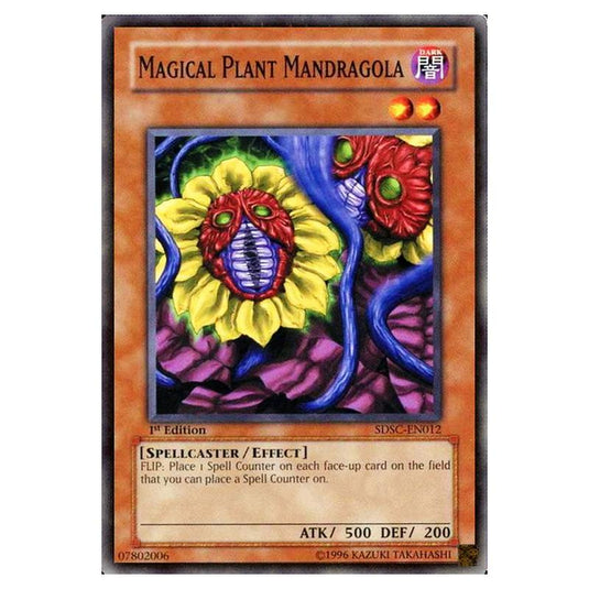 Yu-Gi-Oh! - Spellcaster's Command Structure Deck - Magical Plant Mandragola (Common) SDSC-EN012