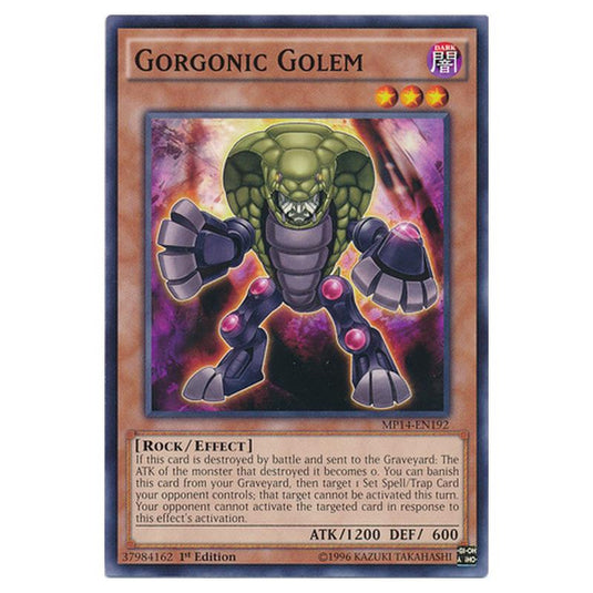 Yu-Gi-Oh! - 2014 Mega-Tin Mega Pack - Gorgonic Golem (Common) MP14-EN192