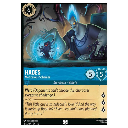 Lorcana - Attack of the Vine! - Hades - Meticulous Schemer (Uncommon) - 156/207