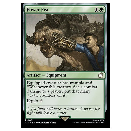 Magic The Gathering - Universes Beyond - Fallout - Power Fist - 0081