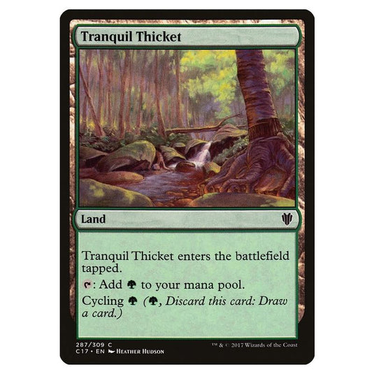 Magic The Gathering - Commander 2017 - Tranquil Thicket - 287/309