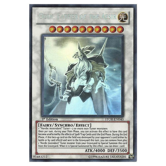 Yu-Gi-Oh! - Storm of Ragnarok - Odin, Father of the Aesir (Ghost Rare) STOR-EN040