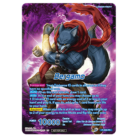 Dragon Ball Super - B12 - Vicious Rejuvenation - Bergamo - P-268 Dragon Ball Super - B12 - Vicious Rejuvenation - Bergamo - P-268