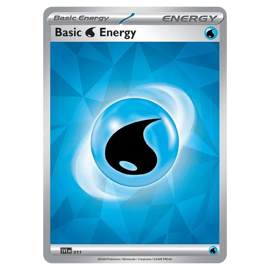 Pokemon - Scarlet & Violet - 151 - Water Energy SVE 011 (Holo)
