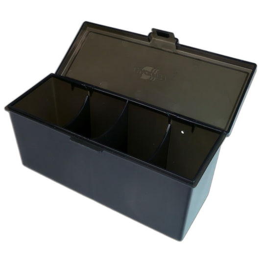 Blackfire 4-Compartment Storage Box - Black