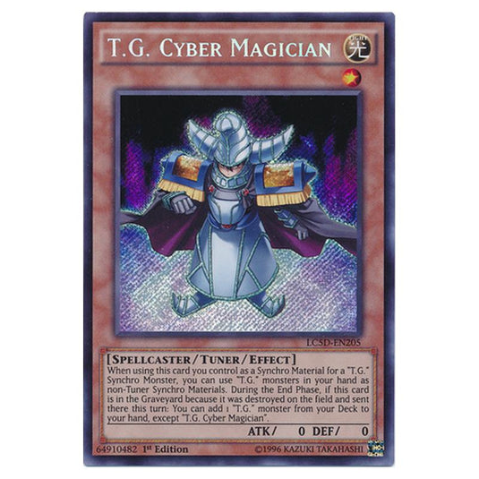 Yu-Gi-Oh! - Legendary Collection 5D's Mega Pack - T.G. Cyber Magician (Secret Rare) LC5D-EN205