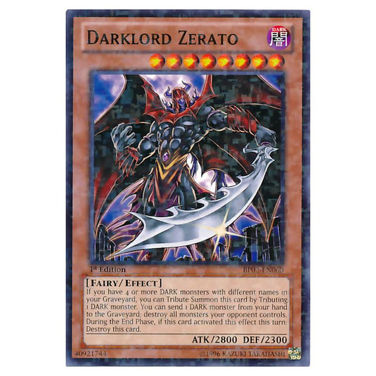 Yu-Gi-Oh! - Battle Pack 2 - War of the Giants - Darklord Zerato (Mosaic Rare) BP02-EN060