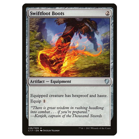 Magic The Gathering - Commander 2017 - Swiftfoot Boots - 226/309