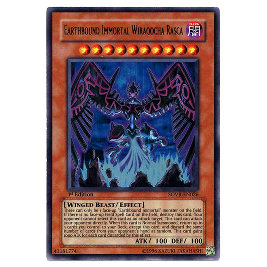 Yu-Gi-Oh! - Stardust Overdrive - Earthbound Immortal Wiraqocha Rasca (Ultra Rare) SOVR-EN026