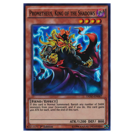 Yu-Gi-Oh! - Destiny Soldiers - Prometheus, King of the Shadows (Super Rare) DESO-EN047