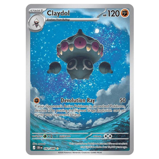 Pokemon - Mega Evolution - Chaos Rising - Claydol - 092/086