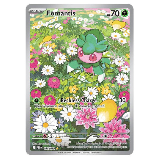 Pokemon - Mega Evolution - Pitch Black - Fomantis - 085/084