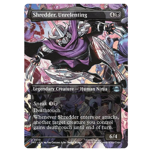 Magic The Gathering - Teenage Mutant Ninja Turtles - Shredder, Unrelenting - 0210