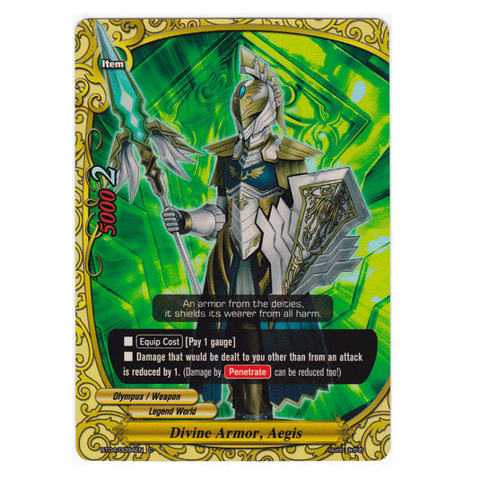 Future Card Buddyfight - Darkness Fable - Divine Armor Aegis - 94/105 (Reverse Holo)