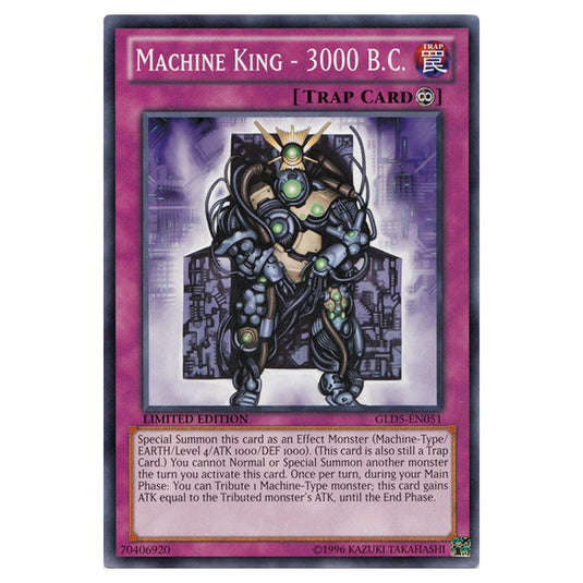 Yu-Gi-Oh! - Gold Series - Haunted Mine - Machine King - 3000 B.C. (Common) GLD5-EN051