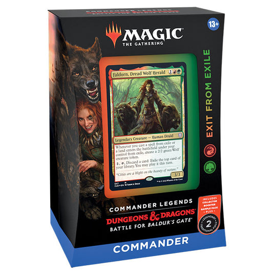 Magic the Gathering - Commander Legends - Battle For Baldur's Gate - Commander Deck - Exit from Exile
