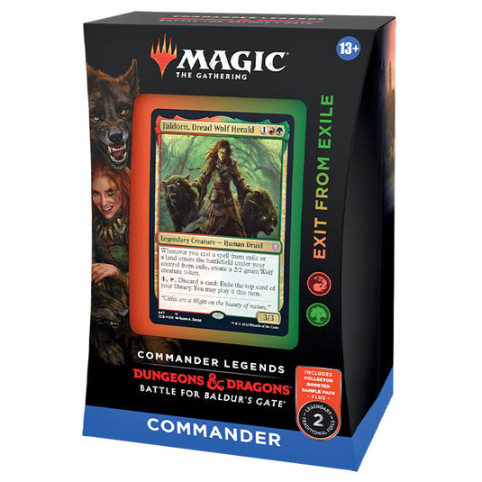 Magic the Gathering - Commander Legends - Battle For Baldur's Gate - Commander Deck - Exit from Exile